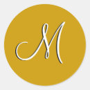 Suche nach m monogramm aufkleber Elegant