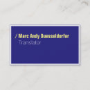 Recherche de bleu jaune cartes visite Professionnel