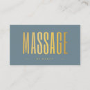 Suche nach massagetherapie visitenkarten Gold