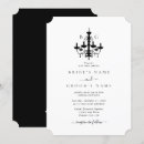 Recherche de lustre mariage invitations Élégant
