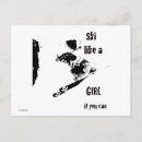 Recherche de fille de ski cartes postales Montagnes