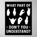 Recherche de surdité posters Asl