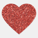 Recherche de coeur brillant autocollants Jolie