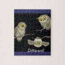 Recherche de dessin hibou puzzles Yeux