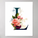 Suche nach monogramm l poster Extravagant