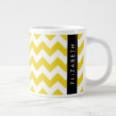Recherche de zigzag jaune tasses Monogramme