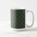 Recherche de motif médiéval tasses Vert