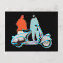 Recherche de vespas cartes postales Vintage