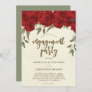 Recherche de rouge et ivoire invitations Roses rouges