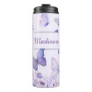 Recherche de papillon lavande tasses Aquarelle