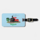 Recherche de train de vapeur bagages étiquettes Vintage
