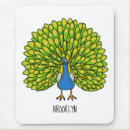 Recherche de paons tapis souris Dessin