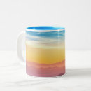 Recherche de paysage montagne tasses Bleu