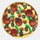 Recherche de anniversaire pizza autocollants Nourriture