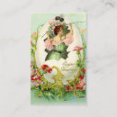 Recherche de femme vintage cartes visite Fleur