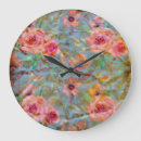 Suche nach elegantes blumenmuster wanduhren Botanisch