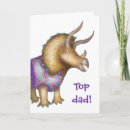 Recherche de triceratops vœux cartes Mignon