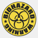 Recherche de symbole de biohazard autocollants Danger