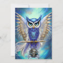 Recherche de steampunk vœux cartes Chouettes