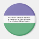 Recherche de citation féministe magnets Féminisme