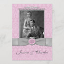 Suche nach rosa und graue hochzeits einladungen Frühjahrshochzeit