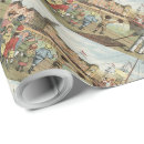 Recherche de le vieux père noël papier cadeau Cru