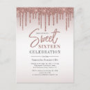 Recherche de girly 16ans anniversaire invitations Scintille