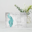 Recherche de turquoise de paon invitations Sarcelle