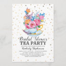 Recherche de thé bridal shower invitations Floral