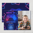 Recherche de manette de jeu invitations Pour enfants