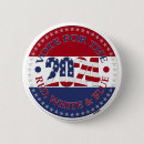 Recherche de drapeau américain badges Élection présidentielle