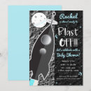 Recherche de rocket baby shower invitations Bleu