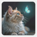 Suche nach katze und schmetterling aufkleber Niedlich