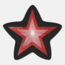 Recherche de rouge noir autocollants Étoile