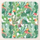 Recherche de motif cactus dessous de verres Fleur