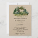Recherche de arbres forestiers invitations Aquarelle