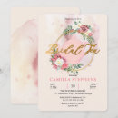 Recherche de floral wreath bridal shower invitations Bride
