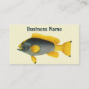 Suche nach blauer fisch visitenkarten Ozean