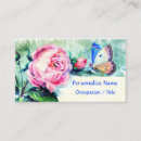 Suche nach pink butterfly visitenkarten Aquarell