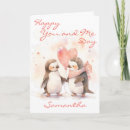 Suche nach pinguin mit herzen karten Für sie