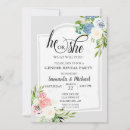 Recherche de floral gender reveal invitations Fleur