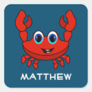Recherche de dessin de crabe autocollants Vie marine