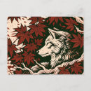 Recherche de amour loup cartes postales Nature