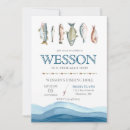 Recherche de poissons anniversaire invitations O poisson one