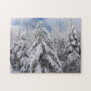 Suche nach immergrüner baum puzzle Schnee