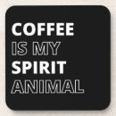 Recherche de café dessous de verres Typographie