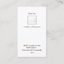 Recherche de internationales cartes visite Restaurant