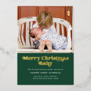 Recherche de rétro noël invitations Vert et or