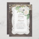 Recherche de country chic mariage invitations De