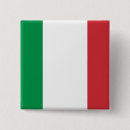 Recherche de l italie badges Drapeau